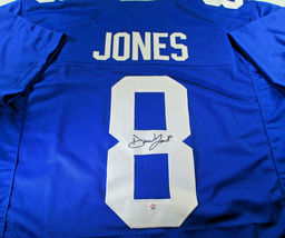 Daniel Jones / Autographed New York Giants Blue Custom Football Jersey / Coa - $98.95