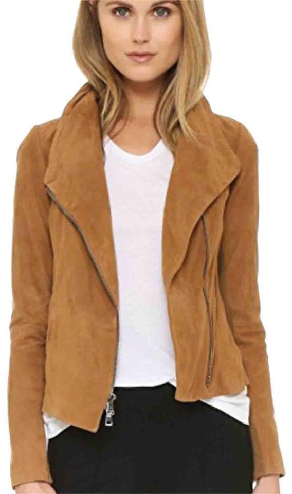 Women Tan brown Suede Jacket, Women Fashion motorcycle Jacket, Jackets