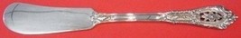 Rose Point by Wallace Sterling Silver Butter Spreader Flat Handle 5 1/2" - $48.51