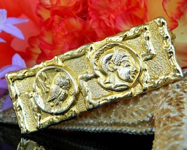 Vintage owl of athena minerva goddess wisdom greek roman brooch pin thumb200