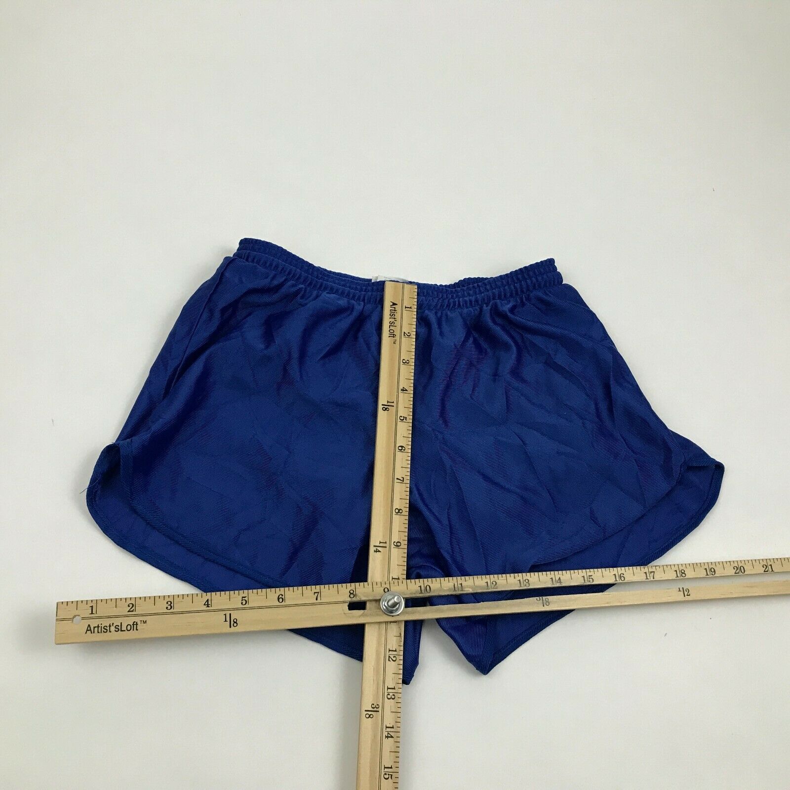 VINTAGE A4 Tricot Running Shorts Size Small S Adult Blue Lined Classic ...