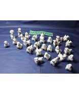 Lipper And Mann Vintage 29 Piece Dogs And Poodles Animal Figurines With Chain - $29.69