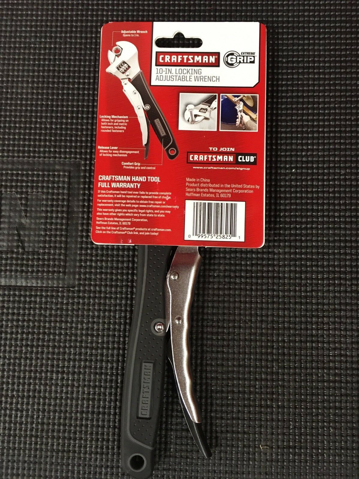 Craftsman 10 Inch Extreme Grip Locking Adjustable Wrench Everything Else