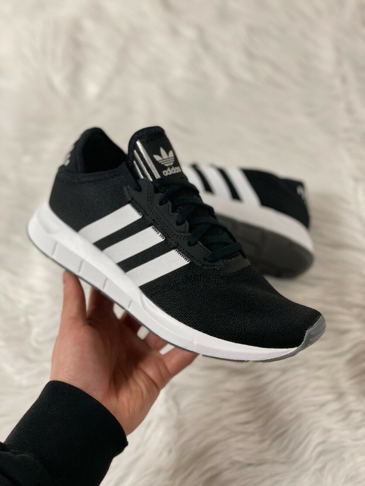 Adidas Swift Run X Low Womens Casual Running Shoes Black White FY2134 NEW Multi - Athletic