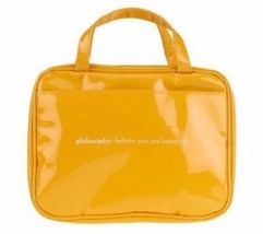 Philosophy cosmetic make up makeup bag travel beauty brand new - $13.49