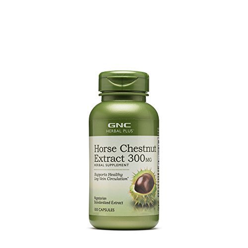 GNC Herbal Plus Horse Chestnut Extract 300mg 100 capsules Vitamins & Minerals