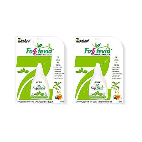 Brianna Zindagi Stevia Liquid Drops(FosStevia) - 100% Natural Sugar-Free - Stevi