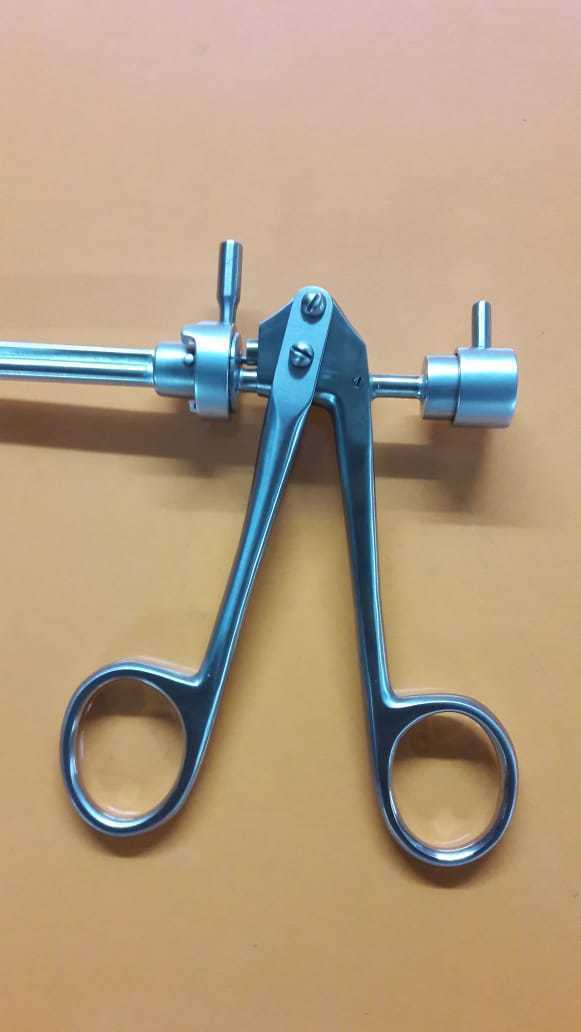 LAPAROSCOPIC STORZ TYPE OPTICAL STONE CRUSHING FORCEPS JAW INSTRUMENTS 8MM Forceps