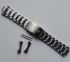 Genuine Replacement Watch Band 23.5mm Stainless Steel Bracelet Casio EF-129D-1A  - $46.60