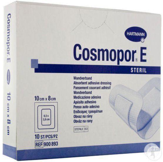 Cosmopor E Sterile Adhesive Wound Dressings 10cm x 8cm x 25 Surgical Cuts Burns