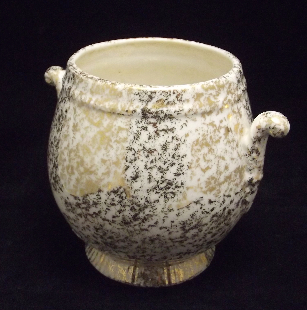 Vintage Marks and Rosenfeld gilded vase urn hand painted USA Vases