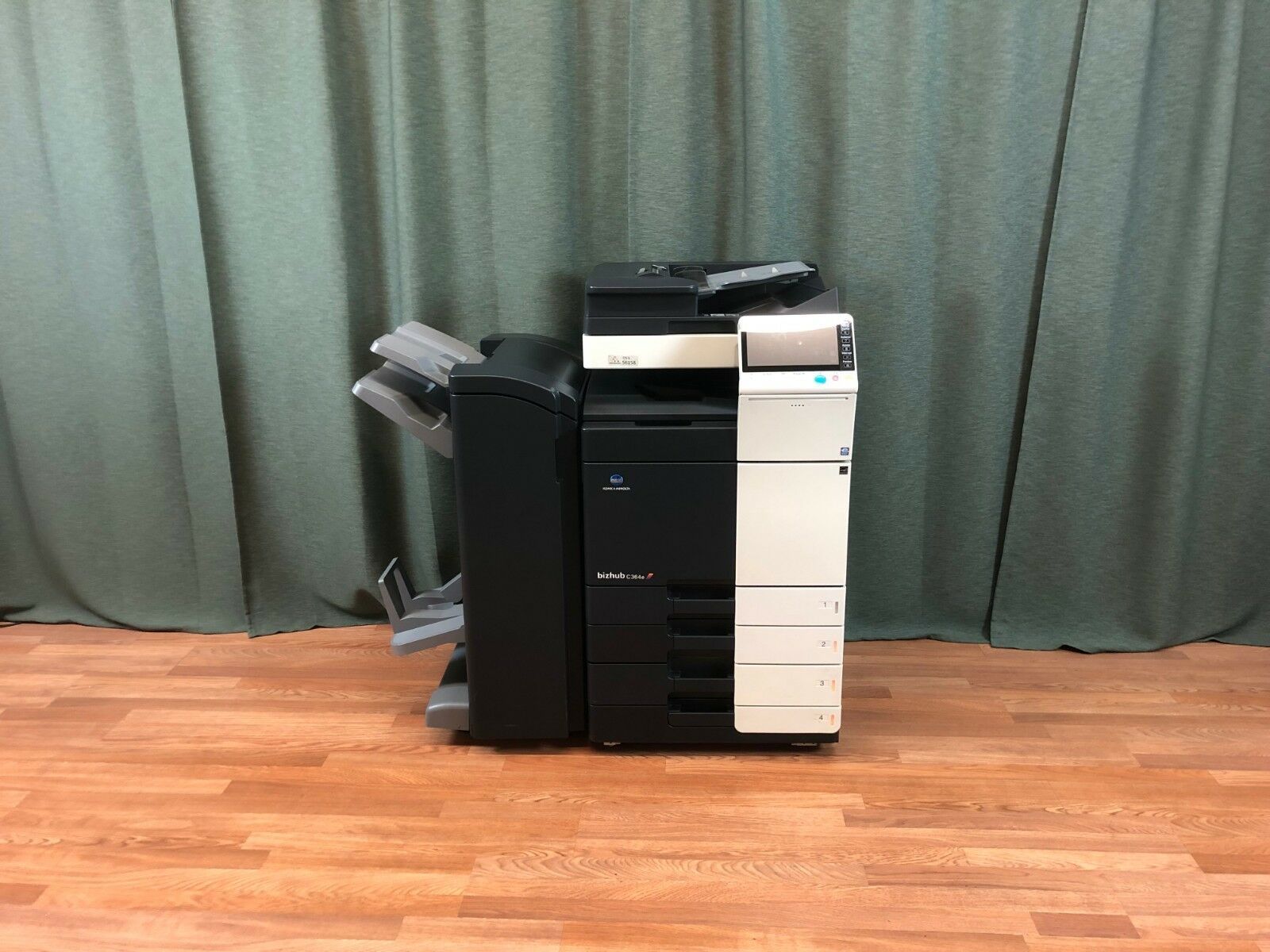 Konica Minolta Bizhub C364e Copier Printer Scanner Fax Booklet Finisher Low 92k Copiers