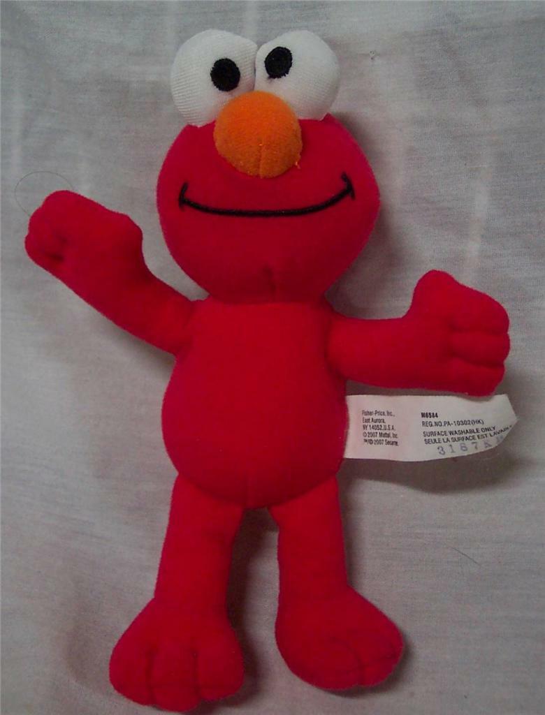 Sesame Street CUTE LITTLE ELMO 7" Plush STUFFED ANIMAL Toy Fisher Price