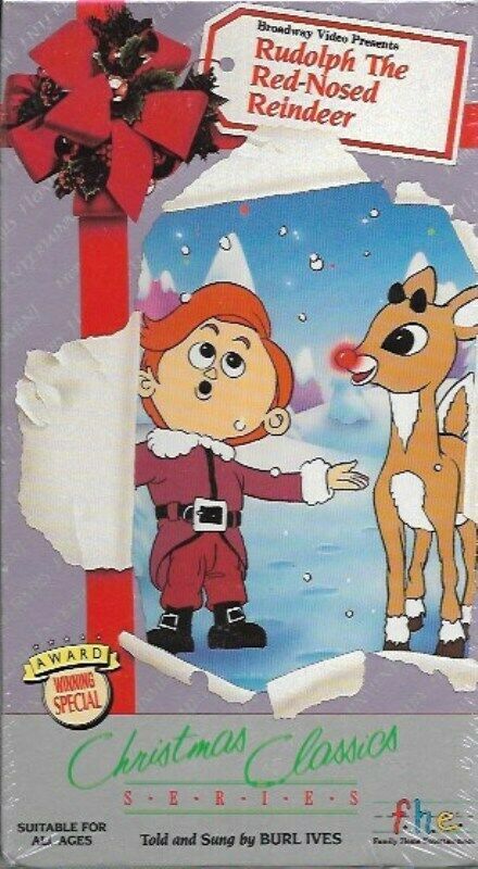 Rudolph The Red-nosed Reindeer Vhs, 1993 Christmas Classics New Sealed 