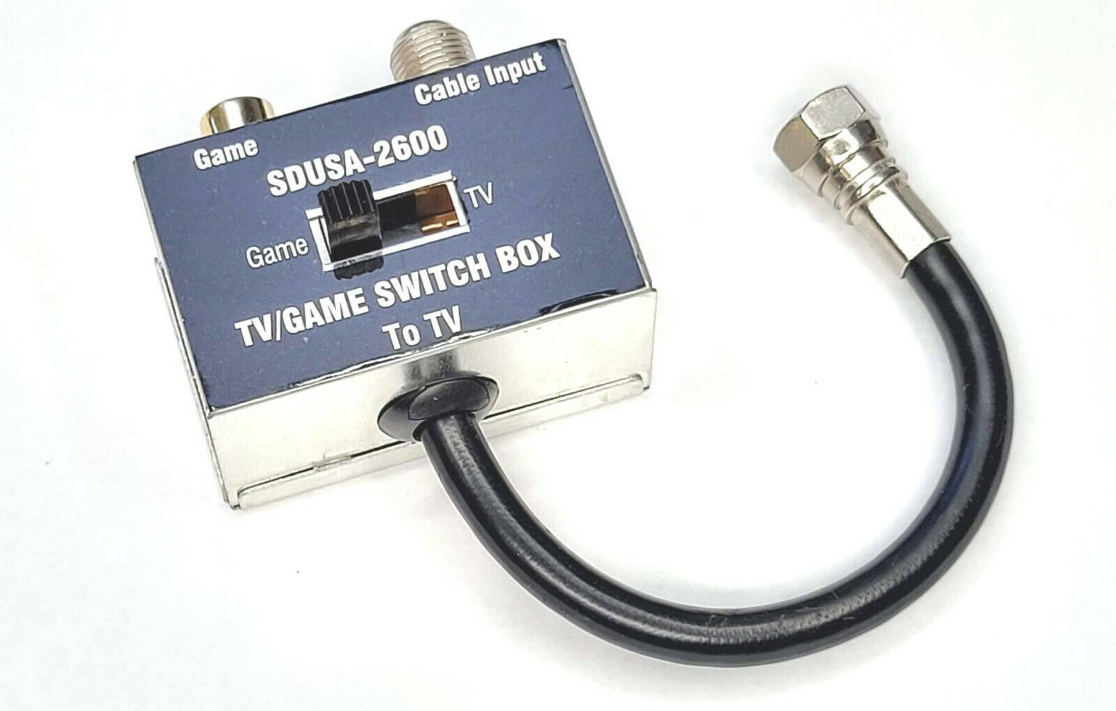New Switch Box Adapter for Atari 2600 Cable Hookups Video Game RF TV