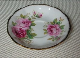 AMERICAN BEAUTY Royal Albert REPLACEMENT SAUCER (s) for Teacup England C... - $4.94