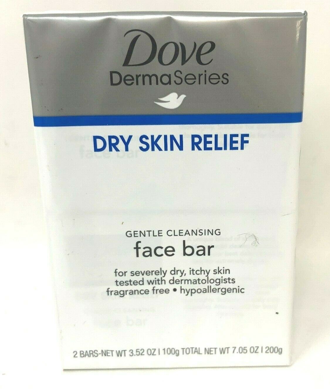 Primary image for Dove DermaSeries Dry Skin Gentle Cleansing Face Bar Soap Fragrance Free 2 bars