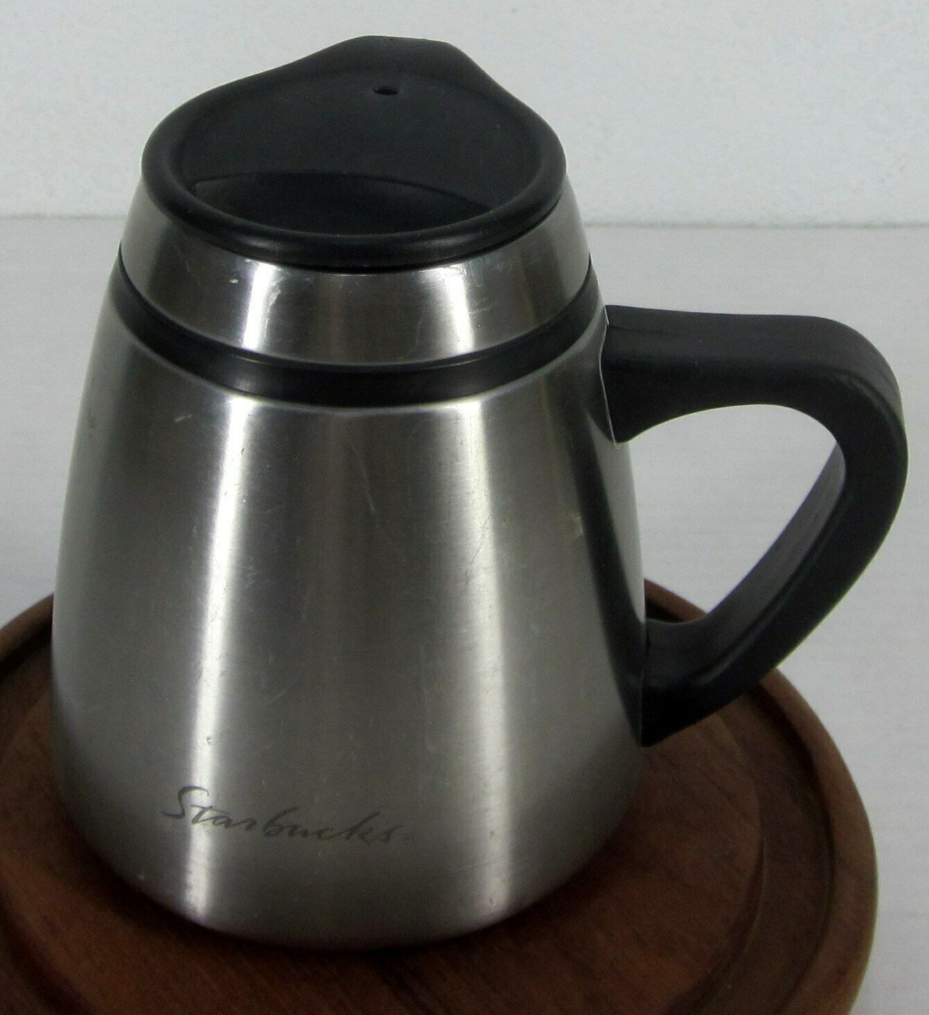 STARBUCKS COFFEE COMPANY 16 oz STAINLESS STEEL CHUBBY TRAVEL TUMBLER