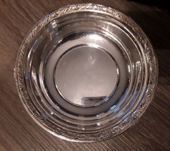 Antique 925 Sterling Silver Patterned Wallace 110 Bowl Free Shipping - $99.99
