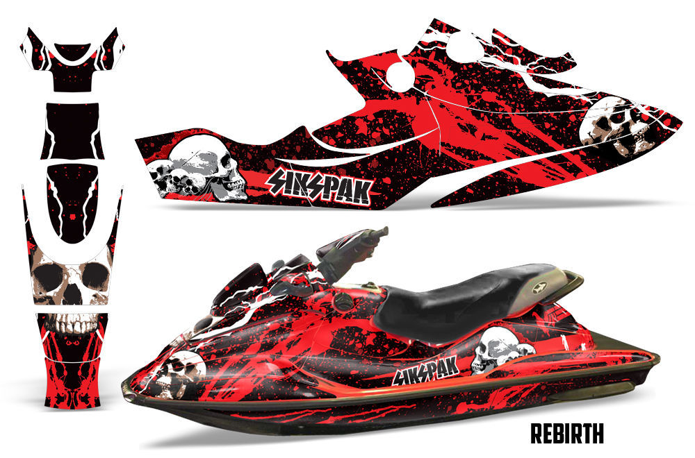 SIKSPAK Jet Ski Graphics Wrap Sea Doo GSX Limited Decal Kit 1996-1999 ...