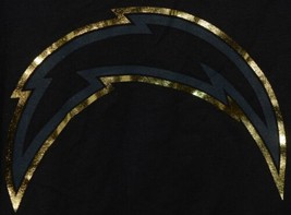 NFL Licensed Los Angeles Chargers Youth Extra Large Black Gold Tee Shirt image 2