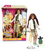 Year 2004 Barbie Cali Girl 12 Inch Doll SUMMER w/ Ear Piercer, Stool &amp; E... - $94.99