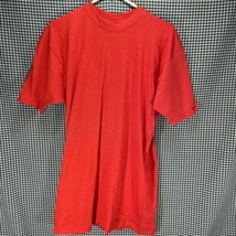 Vintage Made in USA Jockey Blank Red T-Shirt Men’s Size XL - £9.60 GBP