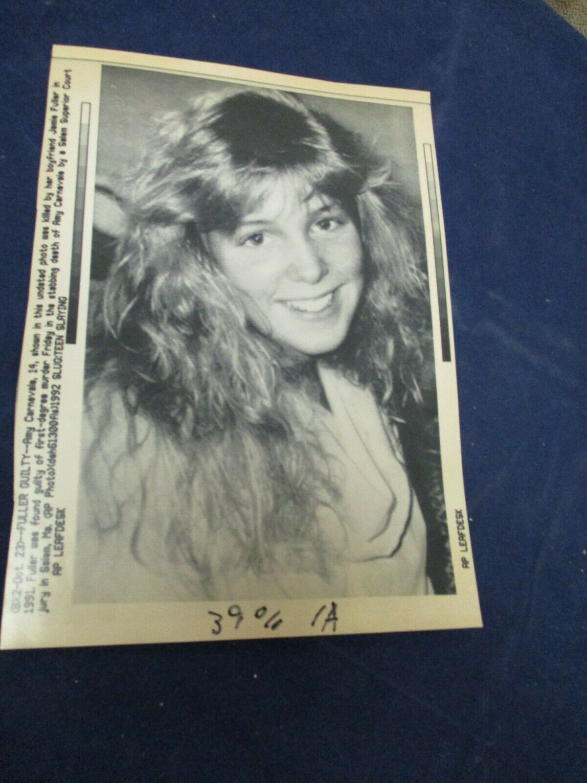 1991 Amy Carnevale killed by boyfriend Jamie Fuller Vintage Wire Press