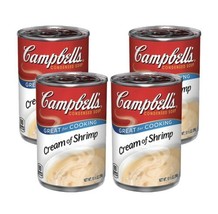 Campbell&#39;s Cream of Shrimp Condensed Soup, 10.5 oz -  4 Cans - $38.45