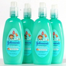 4 Bottles Johnson's No More Tears 10 Oz No More Tangles Kids Detangling Spray