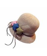 Baby Hat Child Cute Straw Hat Visor Sun Hat Beach Hat #8 - $16.31