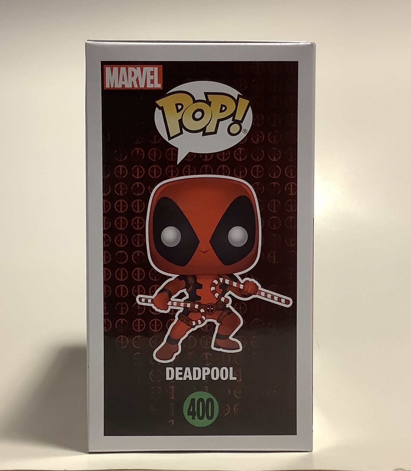 Deadpool Holiday Candy Cane Funko Vinyl Pop Figure #400 Marvel Universe ...