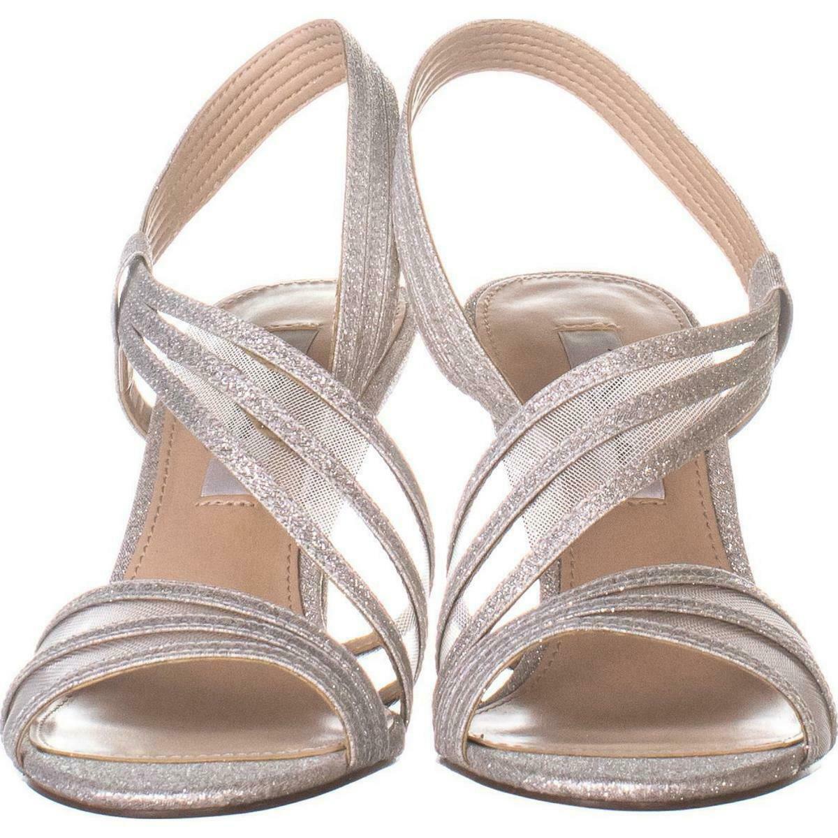 Nina Vitalia Slingback Dress Sandals 873, Silver, 7 US - Sandals & Flip ...