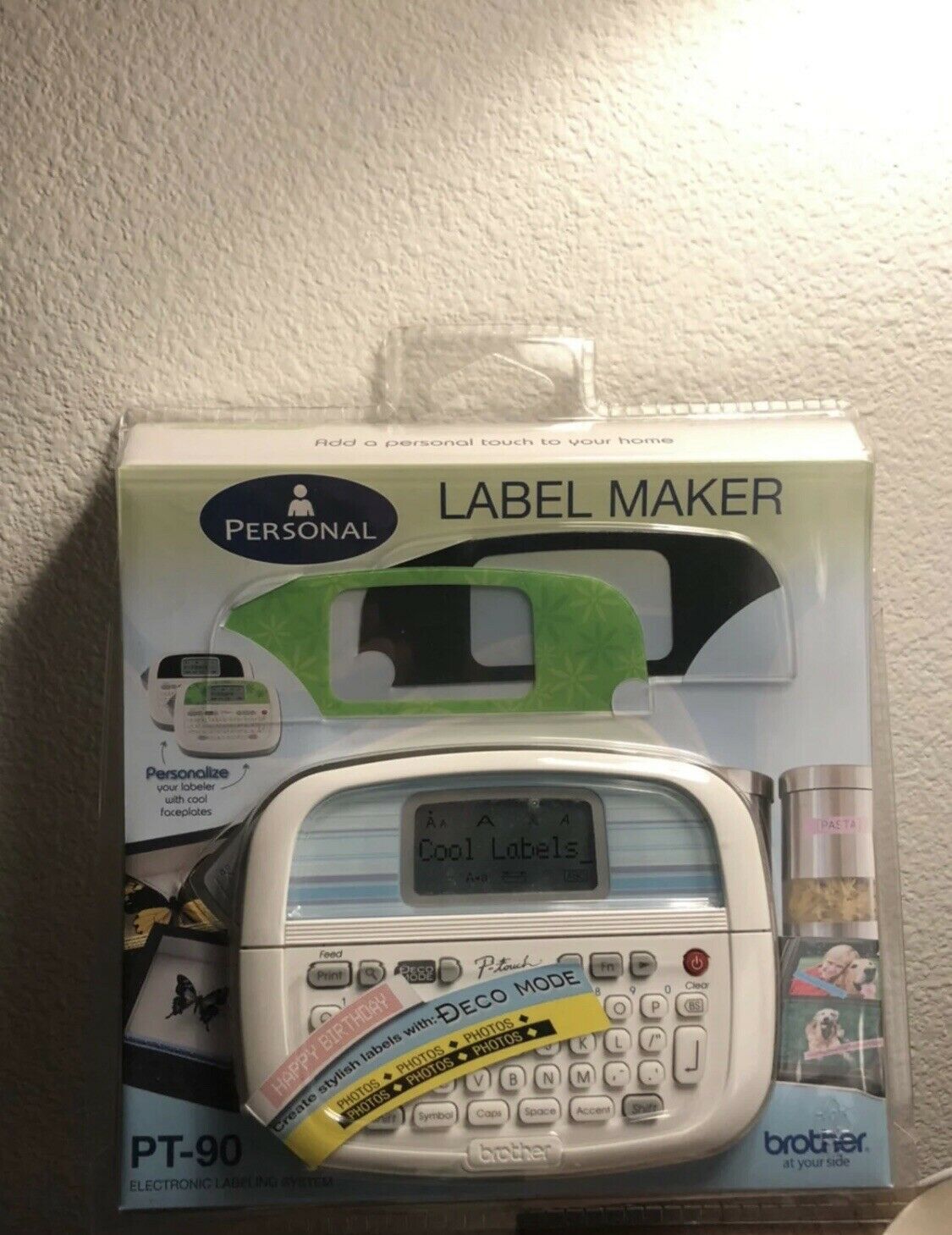 NEW Brother Personal ELECTRONIC Label Maker Thermal Printer PT90