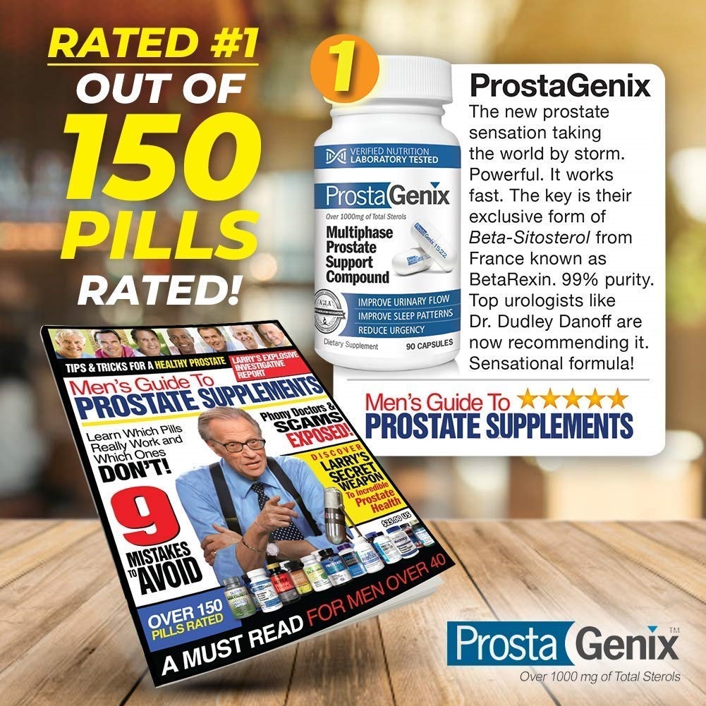 ProstaGenix Multiphase Prostate Supplement 3 Bottles Featured on