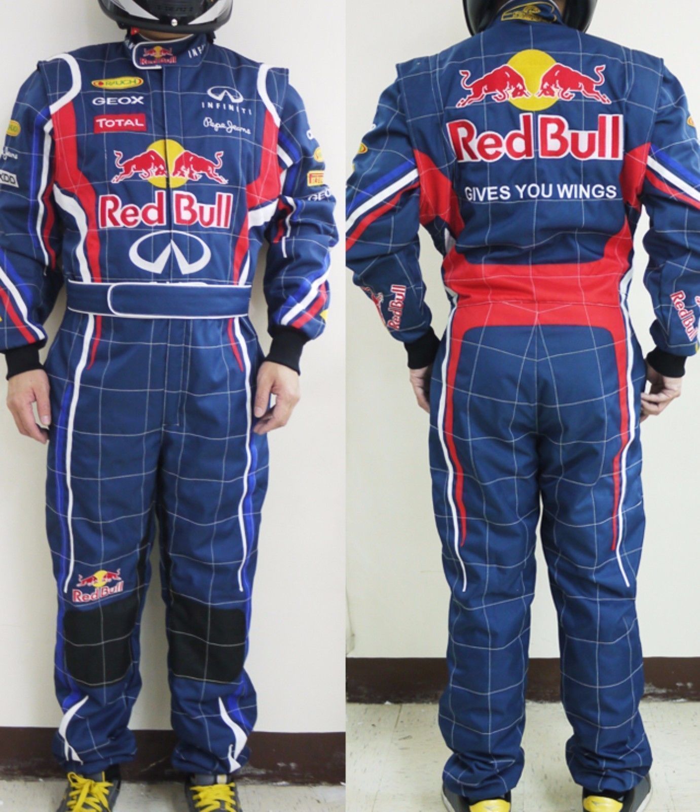 REDBULL GO KART RACE SUIT CIK FIA LEVEL 2 WITH FREE GIFT GLOVES