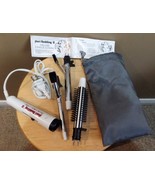 Vintage JHERI REDDING II Deluxe 3 Pc CURLING Irons TRAVEL Set w POUCH &amp; ... - $24.00