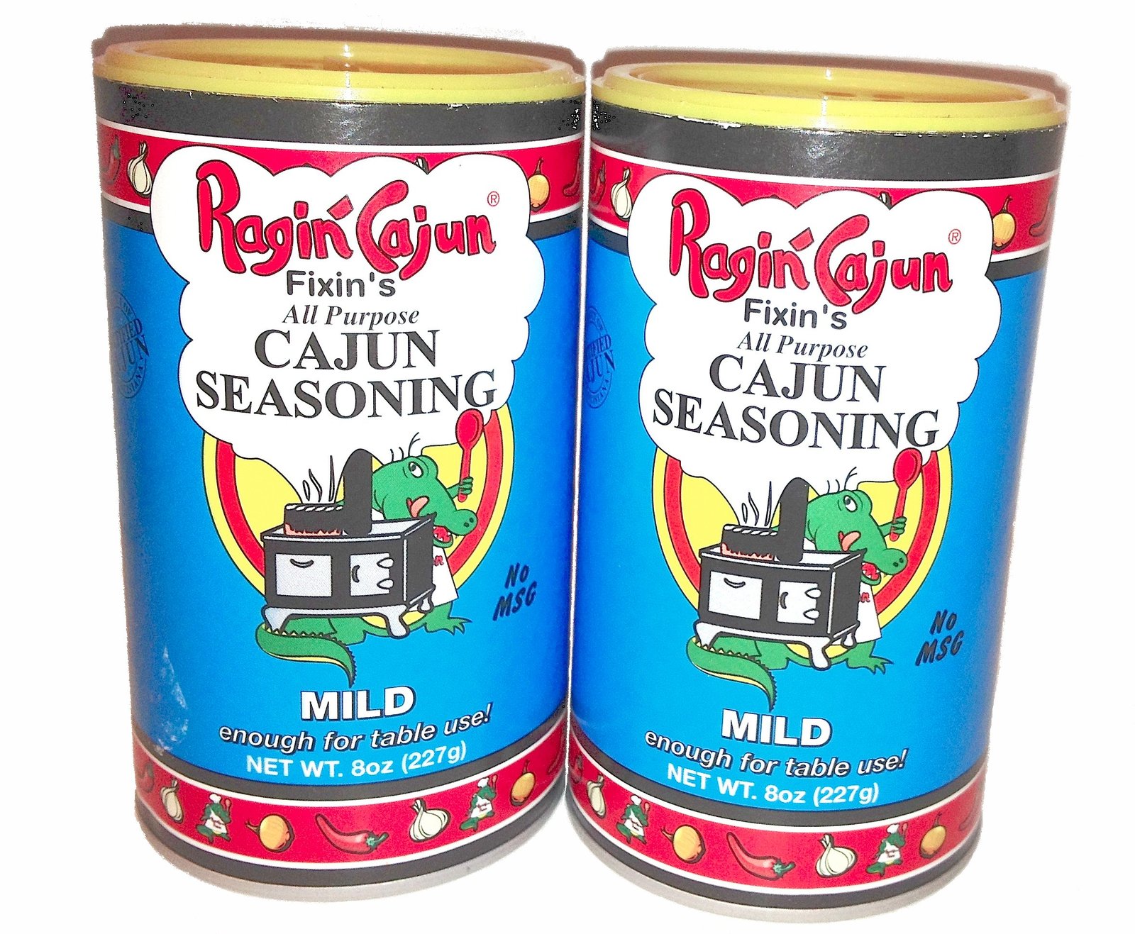 Ragin' Cajun Mild All Purpose Cajun Seasoning 8oz (2pk) Spices