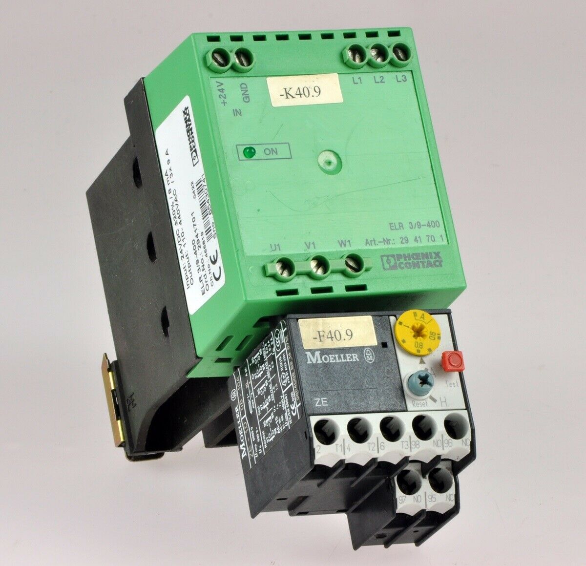SSR relay + termik ELR 3 / 9400 Phoenix Contact / 3305 Control