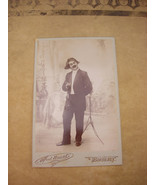 Antique French entertainer Photograph - Victorian CDV - theatrical gentl... - $65.00