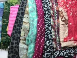Lot of 10 very pretty Infinity Scarves Scarf Lot For Summer Into Fall Wi... - $29.69