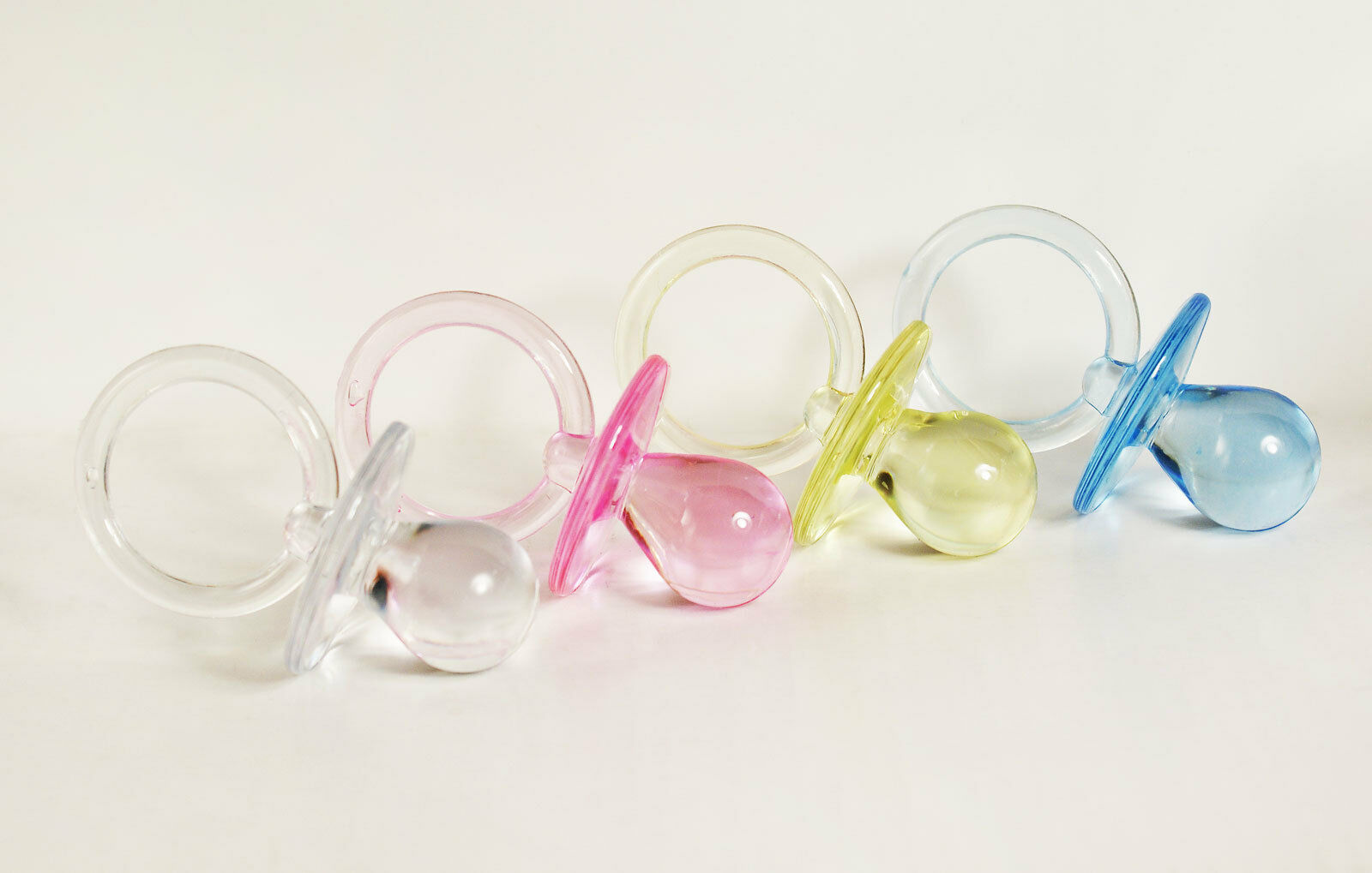 21/2" Large Plastic Pacifiers Baby Shower Game Party Decoration Favors