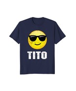 Funny Shirts - Tito - Face Emoji Sunglasses Father&#39;s Day T-Shirt Men - $19.95+