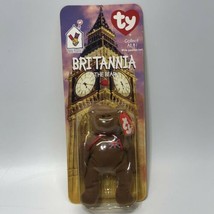 McDonalds TY Beanie Baby Britannia The Bear 2 rare tag errors / Original Owner - $2,475.00