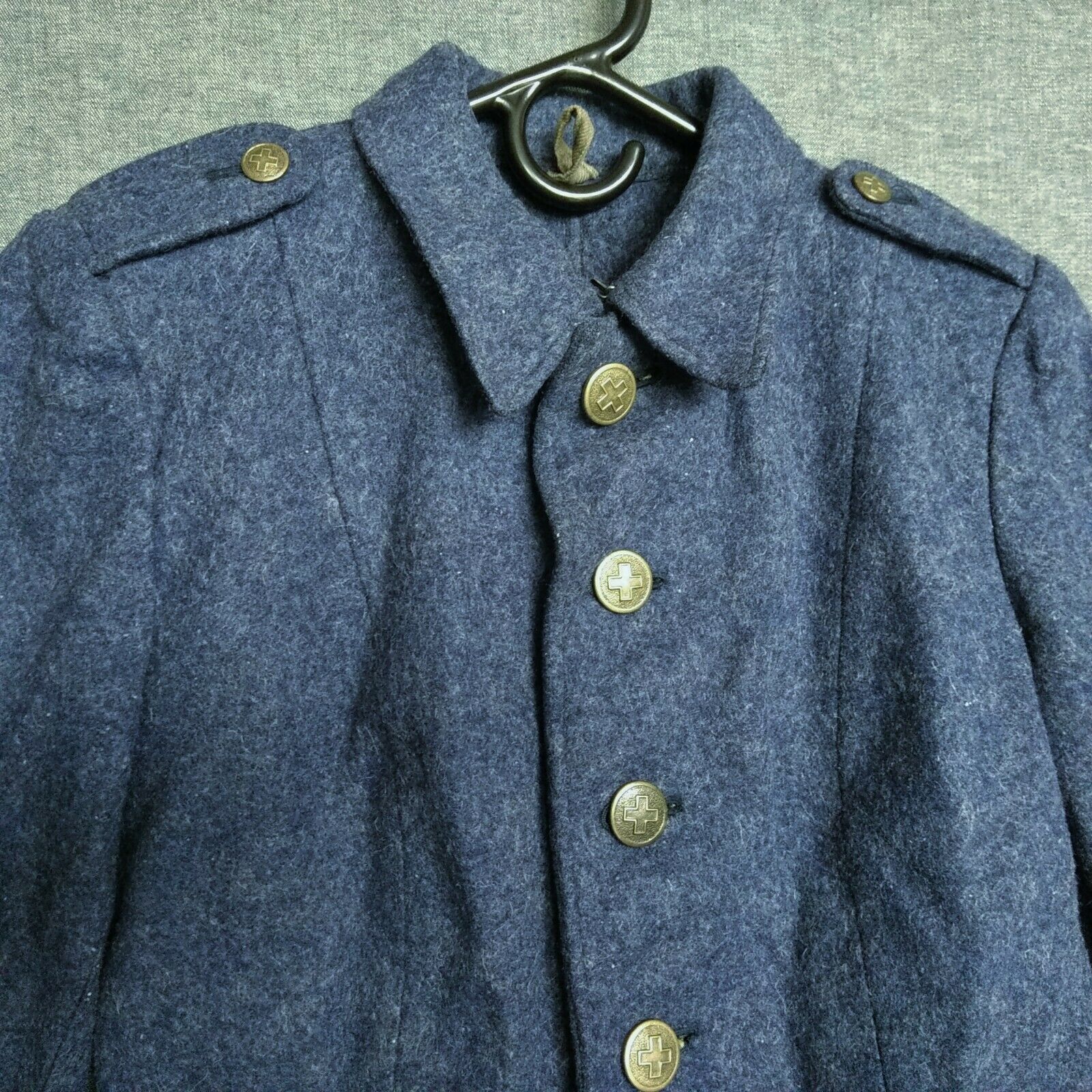 Vintage Swiss Army Medic Wool Coat Military and 50 similar items