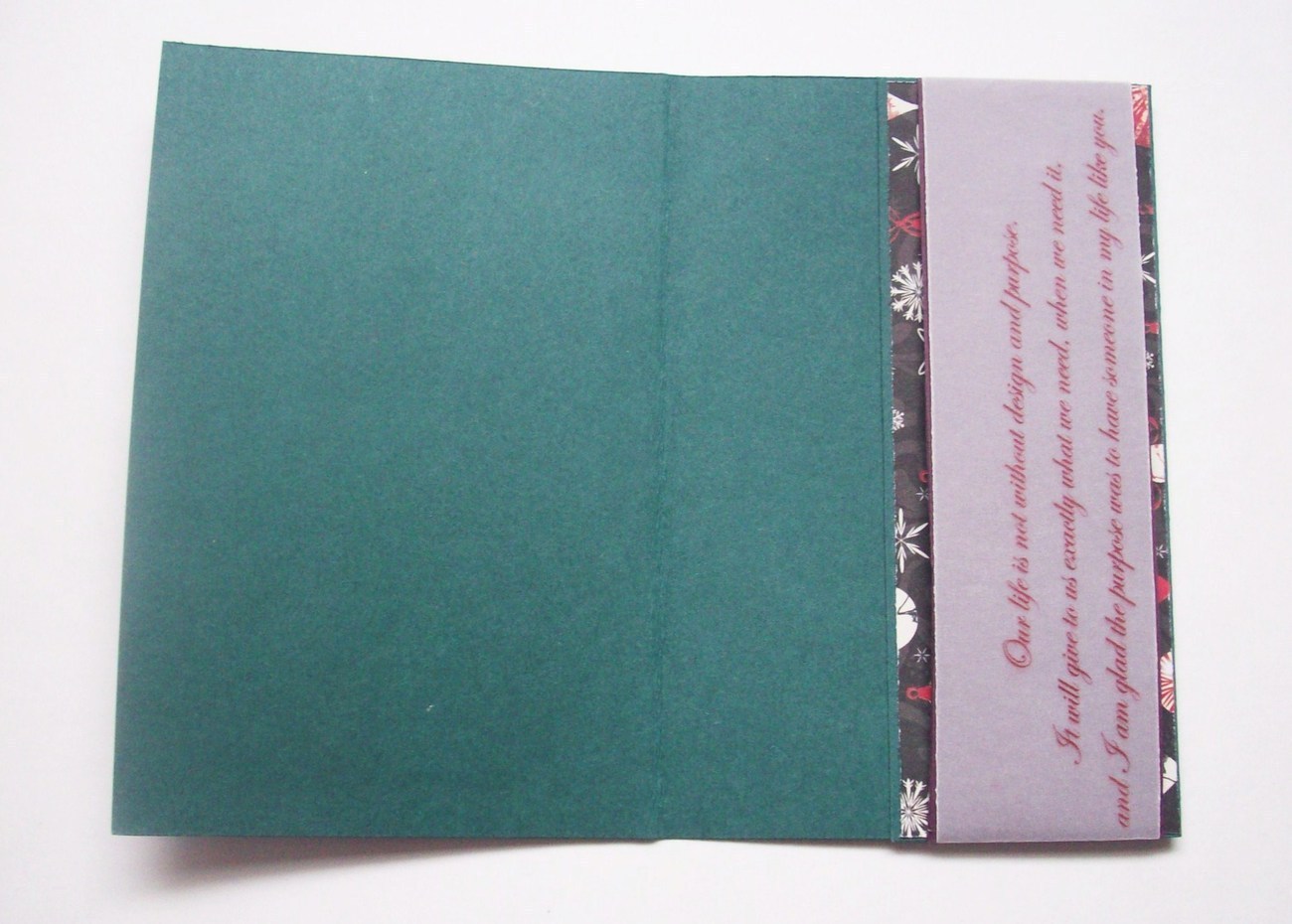 Christmas Snowy Landscape Gift Card Holder Vellum Envelope Greeting