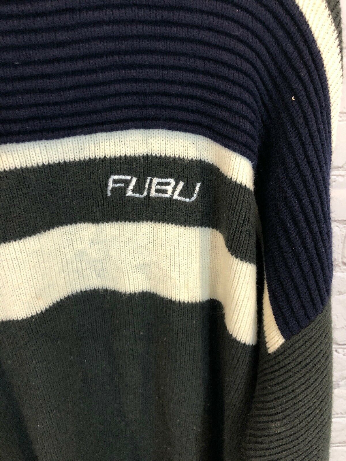 Vintage 90s Mens Fubu Pullover Sweater Size XXXL - Sweaters