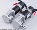 New M38 Gearbox DC 24V Motor 3.0A electric brake 270W 4700rpm power c - $738.50