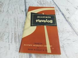 VINTAGE Allstate Travelog TRAVEL LOG 1956 Rand Mcnally - $14.84