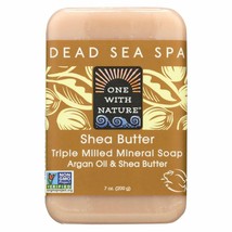 One With Nature - Shea Butter Bar Soap 7 oz - $8.57